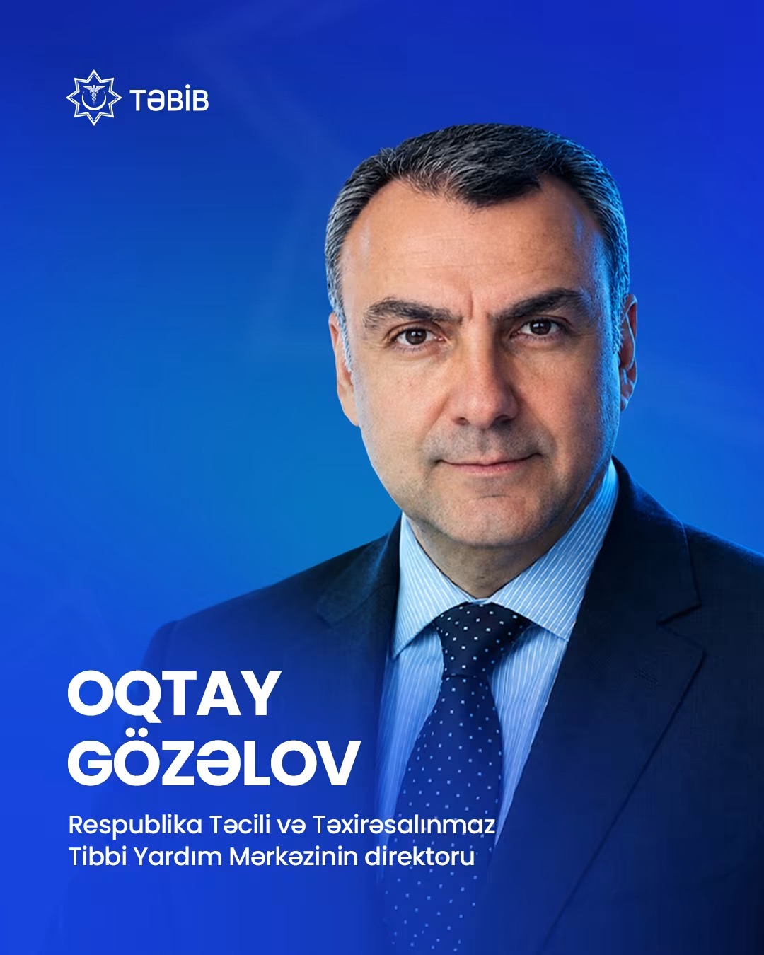 Respublika Təcili və Təxirəsalınmaz Tibbi Yardım Mərkəzinə yeni direktor təyin edilib